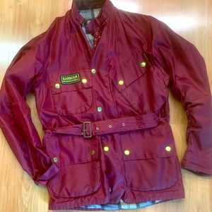 Barbour Men’s maroon colored, jacket.